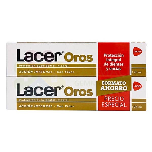 LACER OROS ACCION INTEGRAL PASTA DENTIFRICA DUPLO