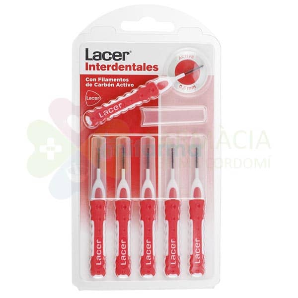 CEPILLO INTERDENTAL LACER ACTIVE RECTO 6U