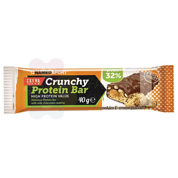 CRUNCHY PROTEIN BAR 40G NAMEDSPORT