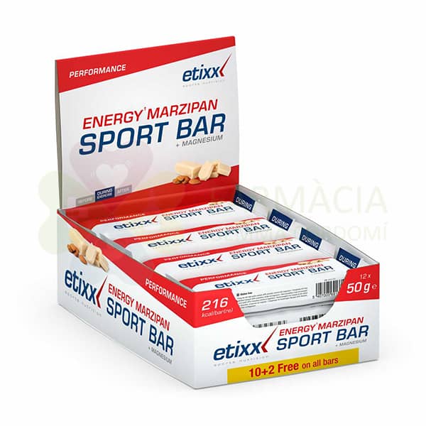 ENERGY MARZIPAN SPORT BAR 12 UNIDADES