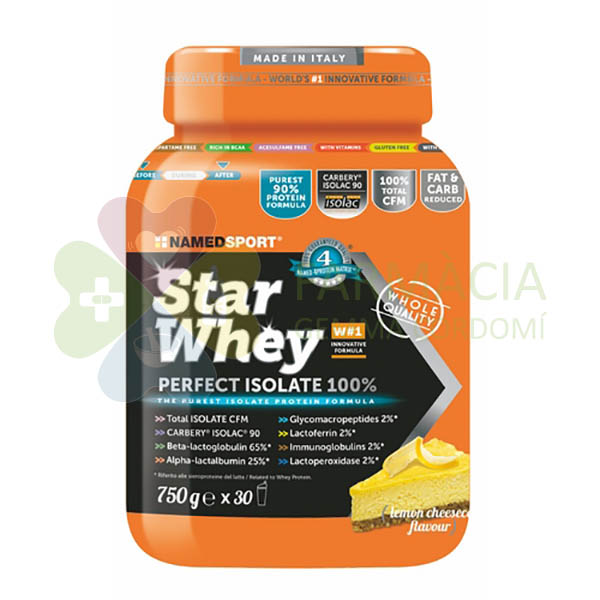 STAR WHEY ISOLATE 750G PASTEL QUESO NAMEDSPORT