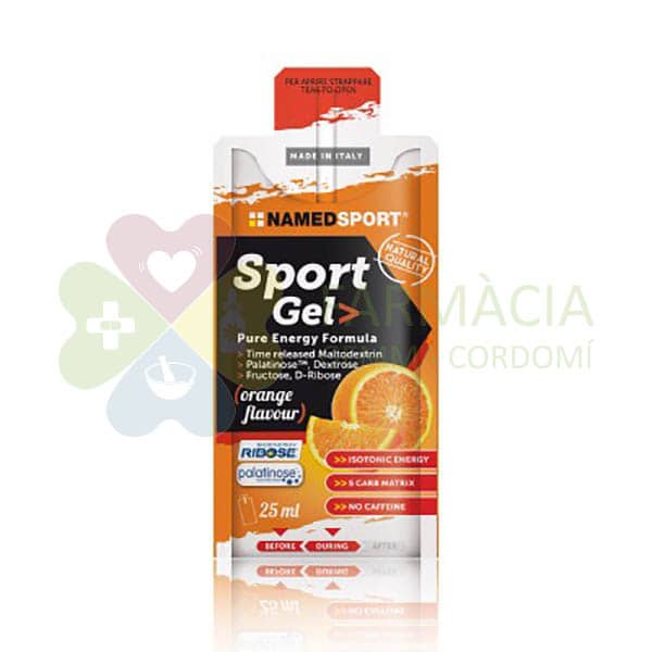 sport gel naranja namedsport