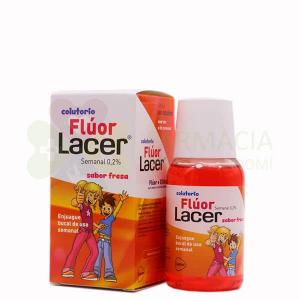 LACER COLUTORIO FLUOR SEMANAL 0,2% SABOR FRESA 100ML